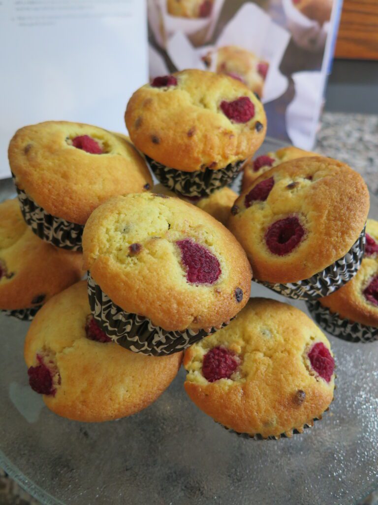 Raspberry & Passion Fruit Muffins - my results