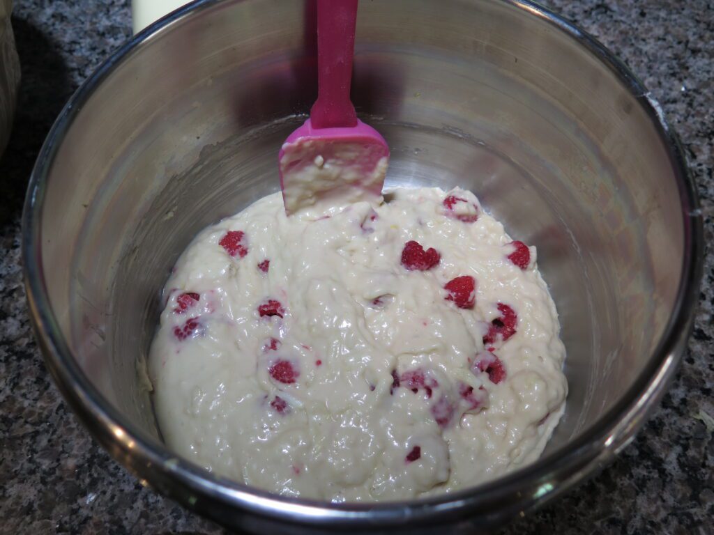 add raspberries to zucchini bread