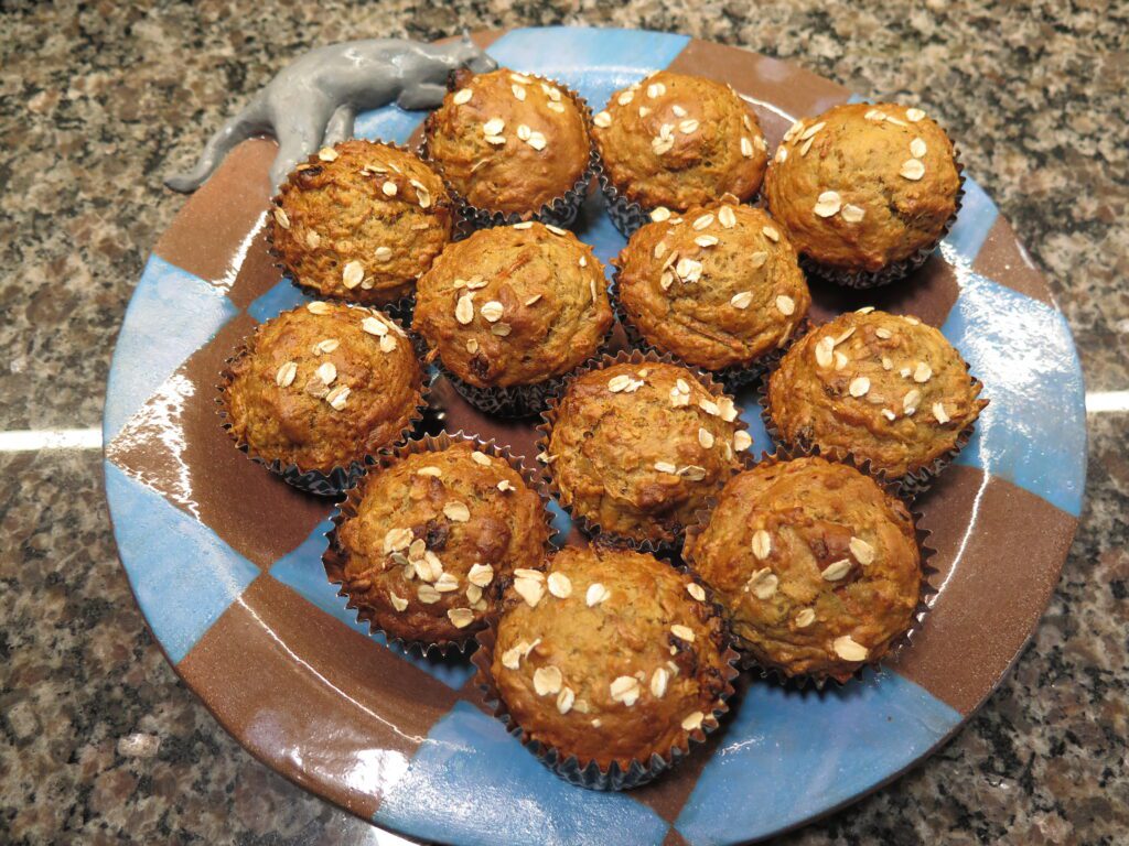 Healthy morning muffins
