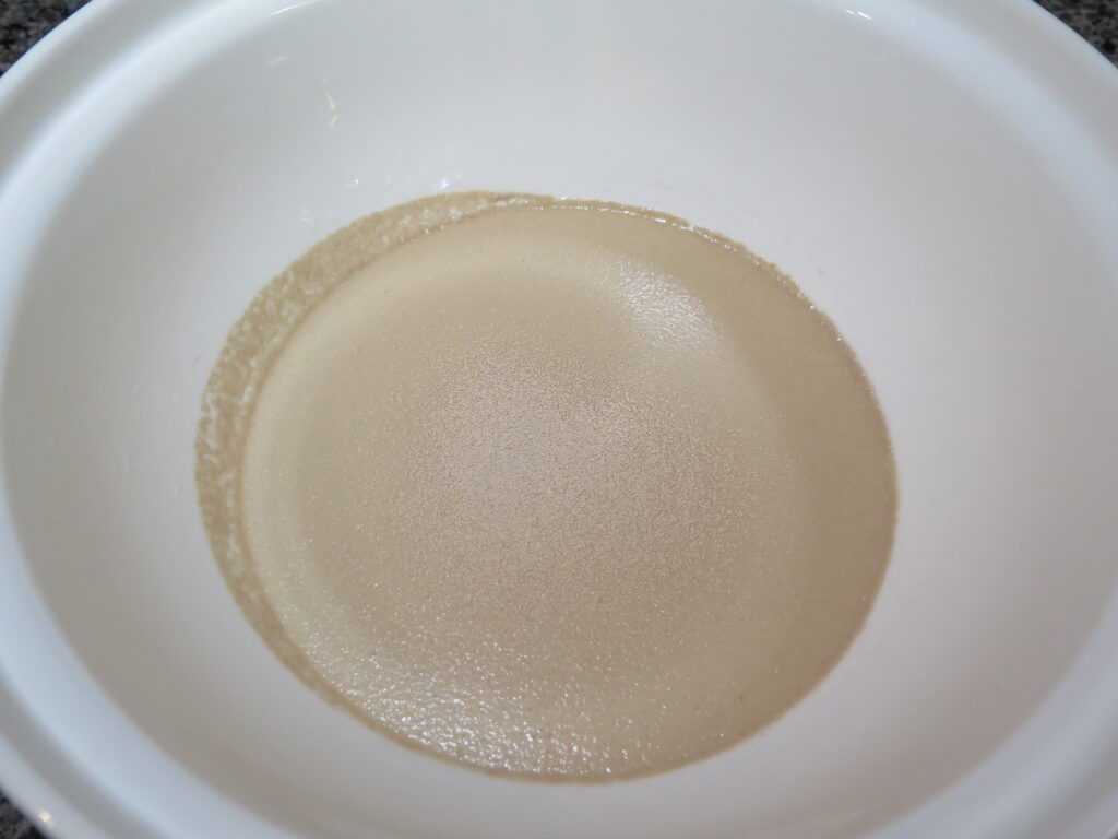 Yeast Proofing in a bowl