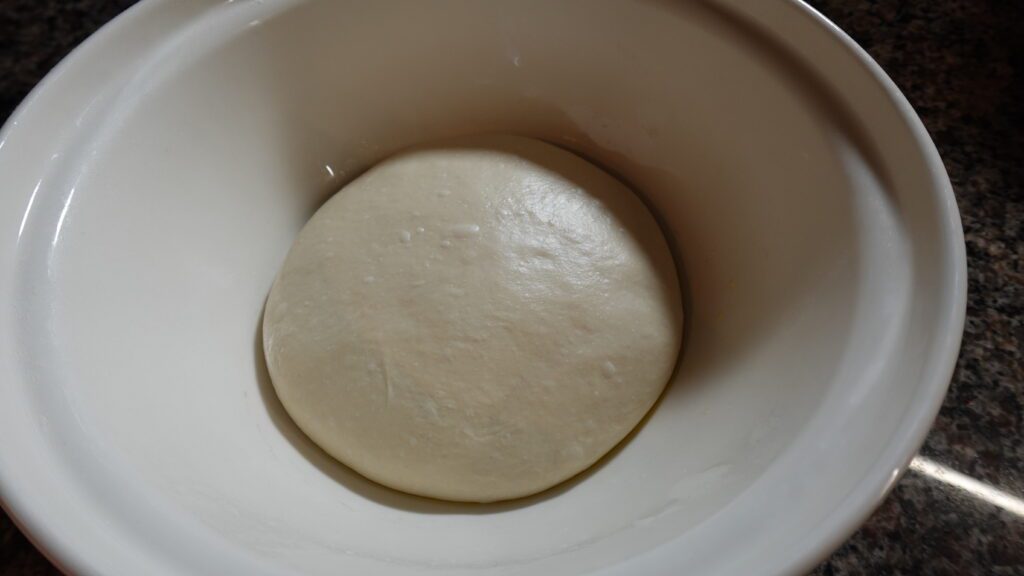 second dough after bulk fermentation